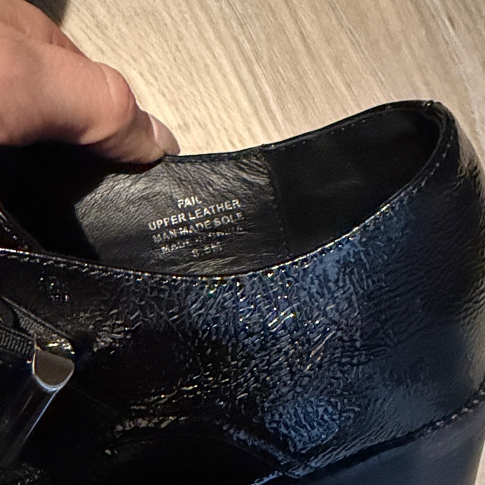 Jeffrey Campbell Glossy Black Platform Shoes - Picture 4 of 4